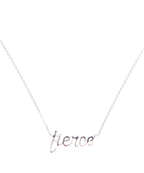 Fierce Silver Necklace