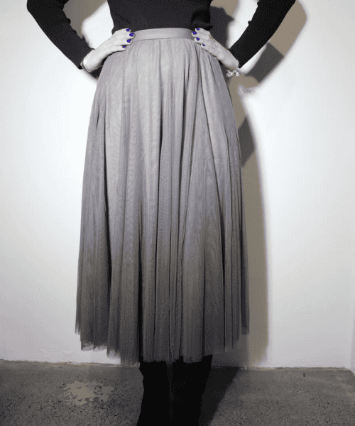 Graphite Tulle Skirt