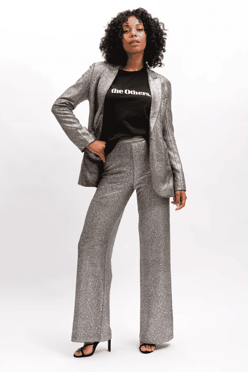 Sonya Shimmer Trousers - Image 2