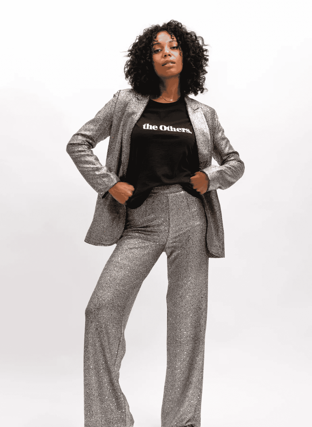 Sonya Shimmer Trousers - Image 3