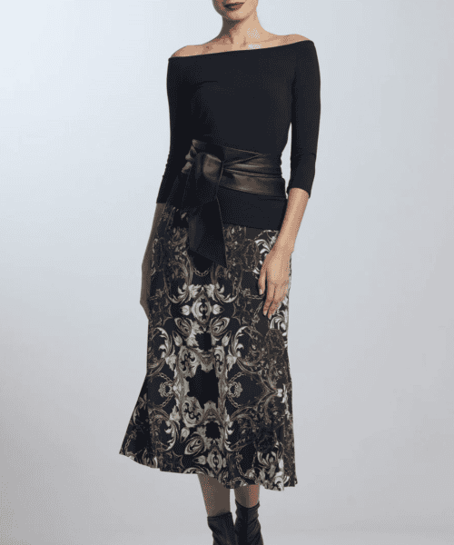 Alternative view of Soft Leather Wrap Belt