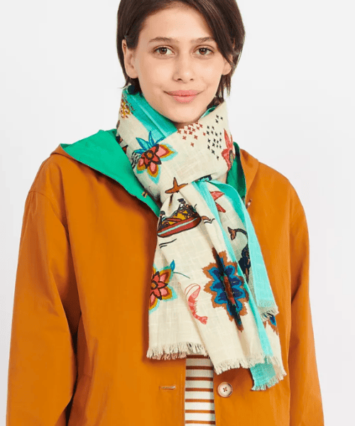 Alternative view of Mermaid Affairs Shawls