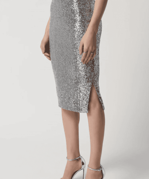 Sequin Pencil Skirt