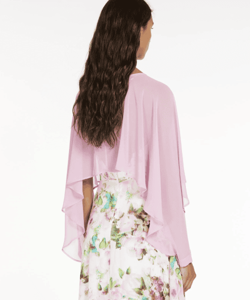 Alternative view of Chiffon Cape - Various Colours