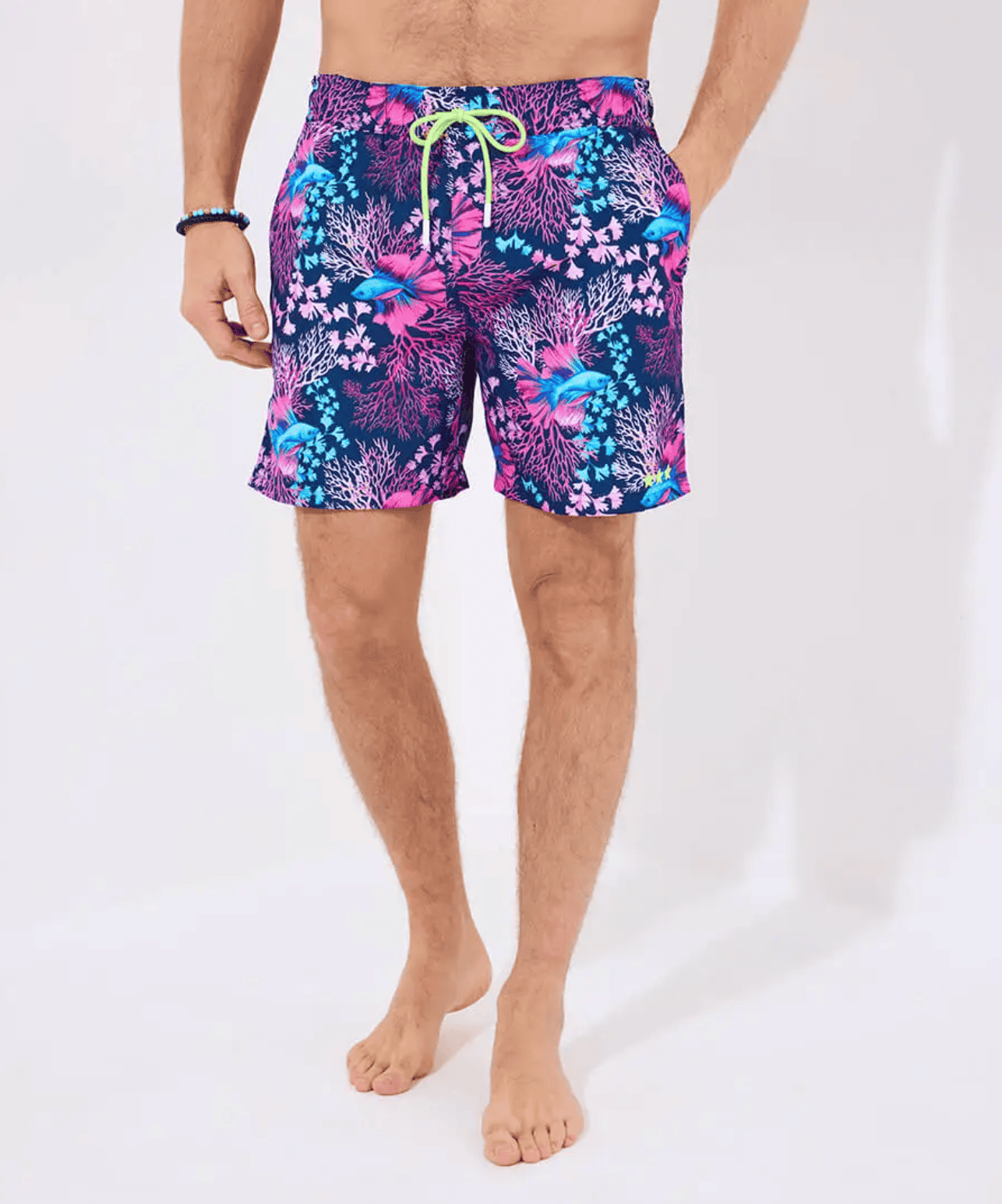 Coral Craze Swim Shorts - Image 3