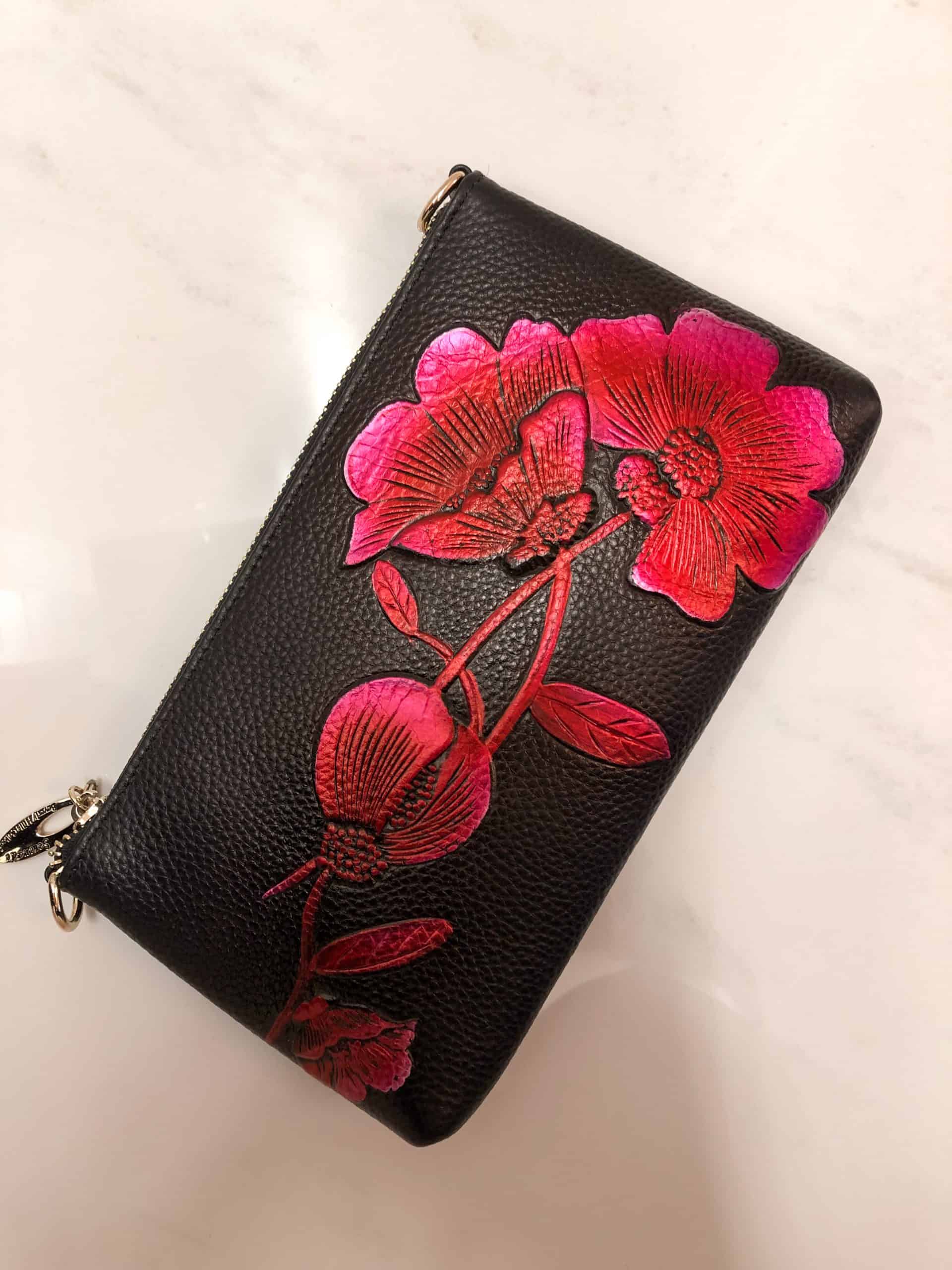 Flora Fuchsia Clutch
