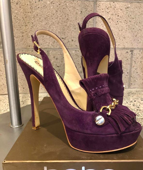 Purple Platform Heels