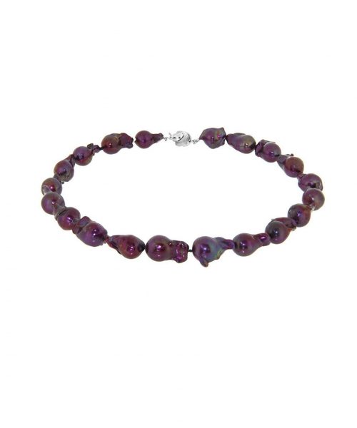 Purple Pearl Necklace