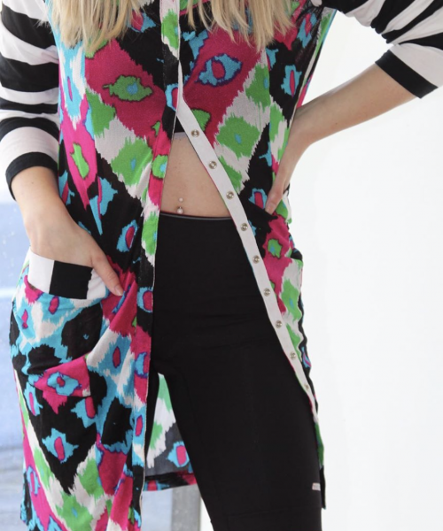 Alternative view of Print Tunic Top