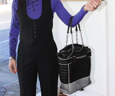 Chain & Leather Bag - Image 3