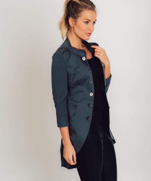 Distressed Military Jacket