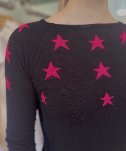 Pink Star Jumper