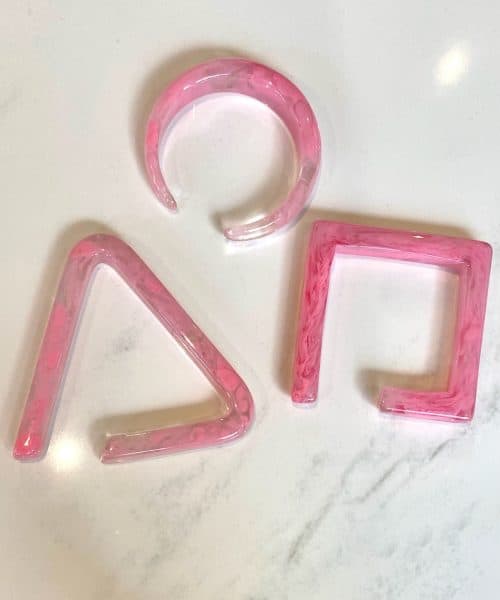 Alternative view of Resin Bangle Set