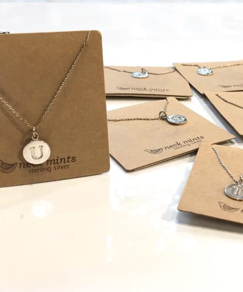 Sterling Silver Letter Necklaces