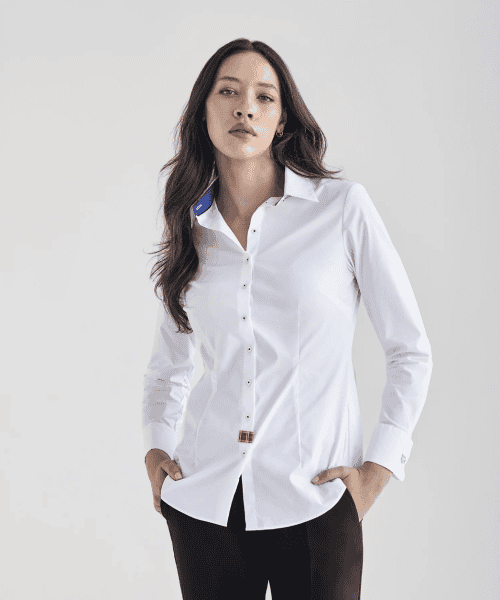 White Theia Cotton Shirt