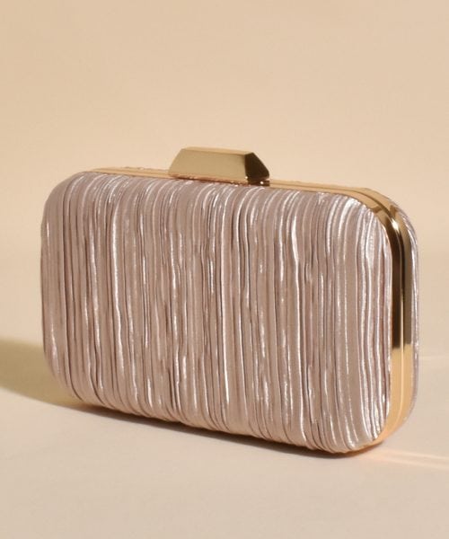 Portia Pleated Clutch