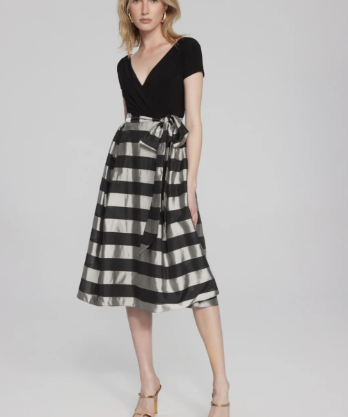 Organza Fit and Flare Dress