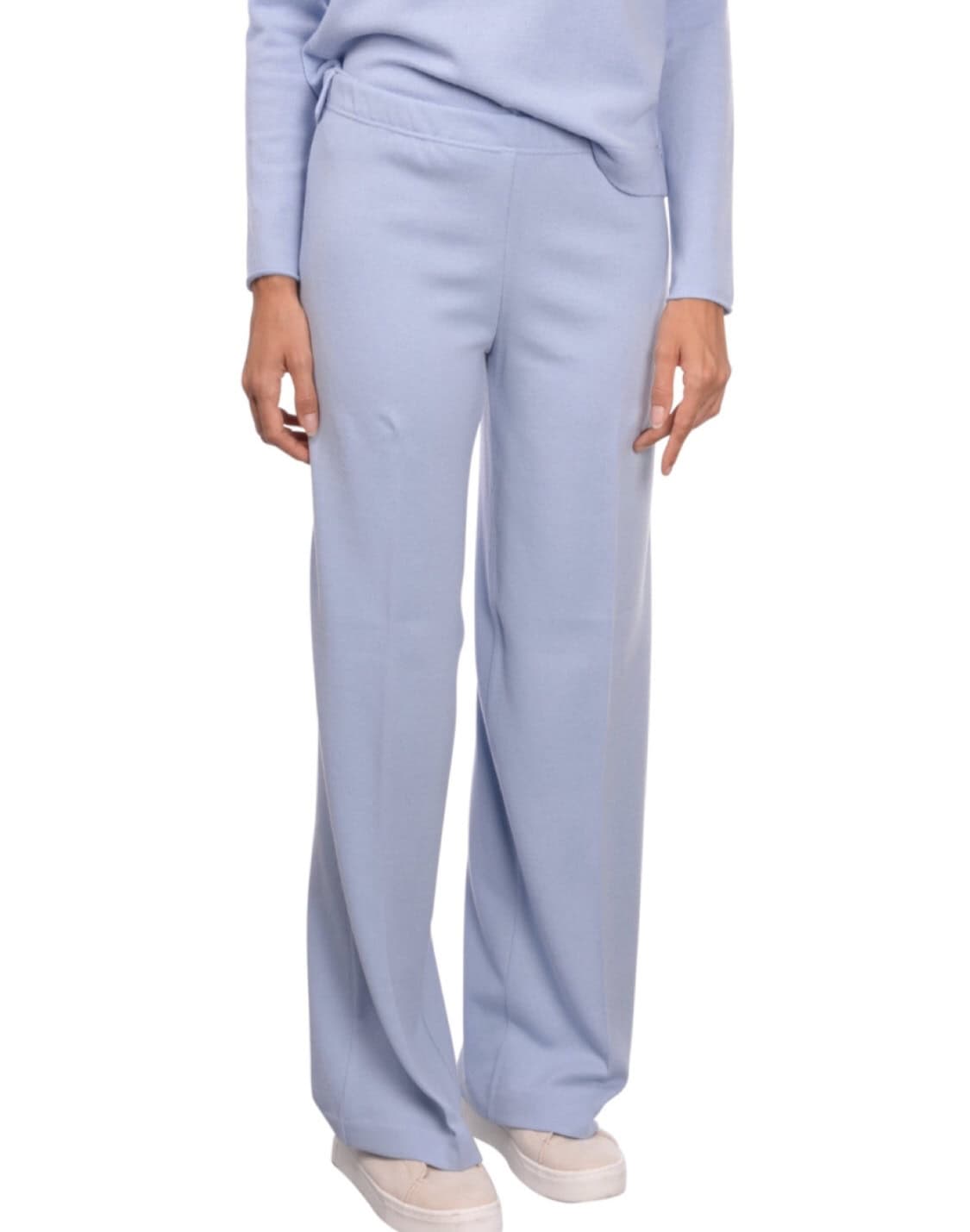 Camel Cashmere Palazzo Trousers - Image 3