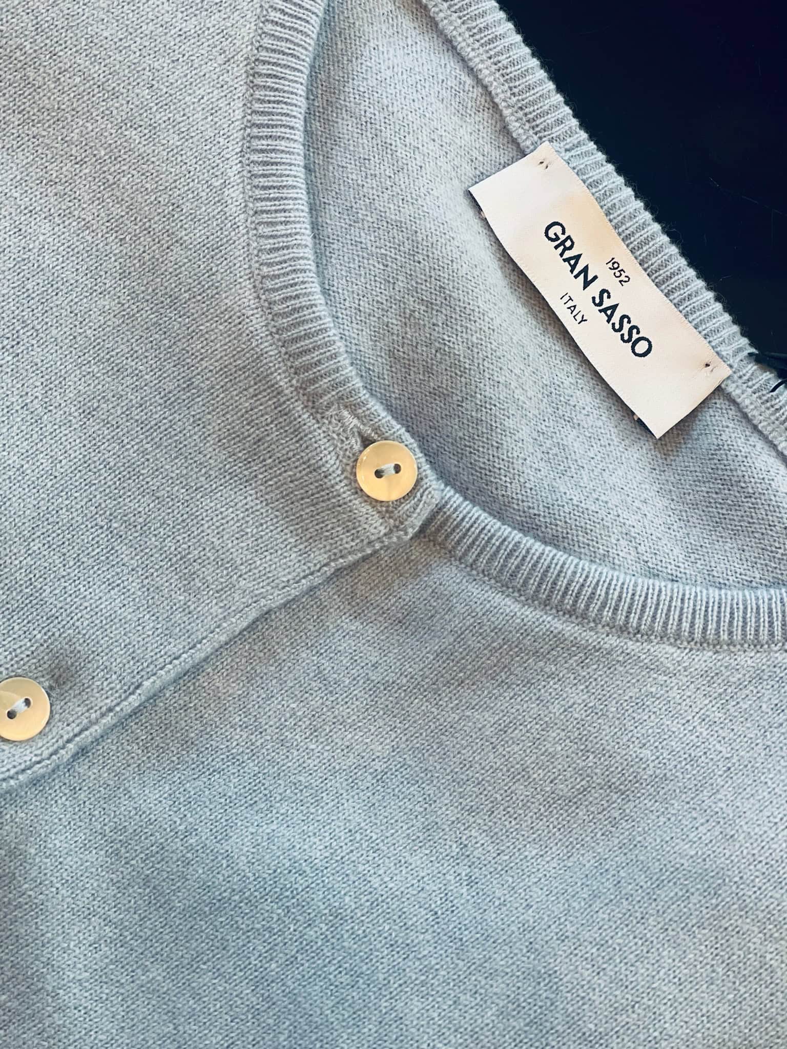 Baby Blue Cashmere Cardigan - Image 2