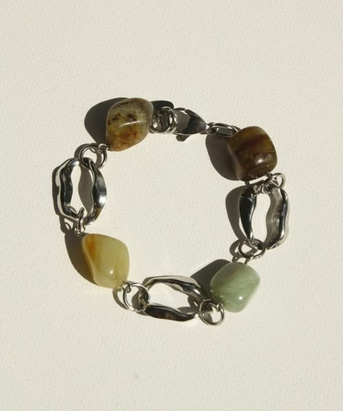 Jade Bracelet - Silver
