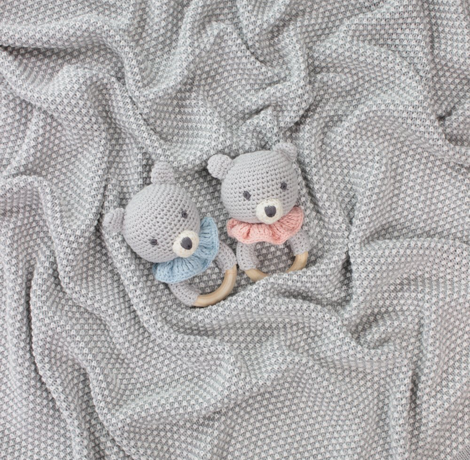 Teddy Baby Teether Rattle