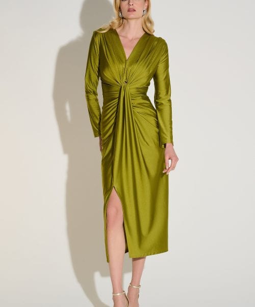 Alternative view of Draped V-Neck Sheath Dress