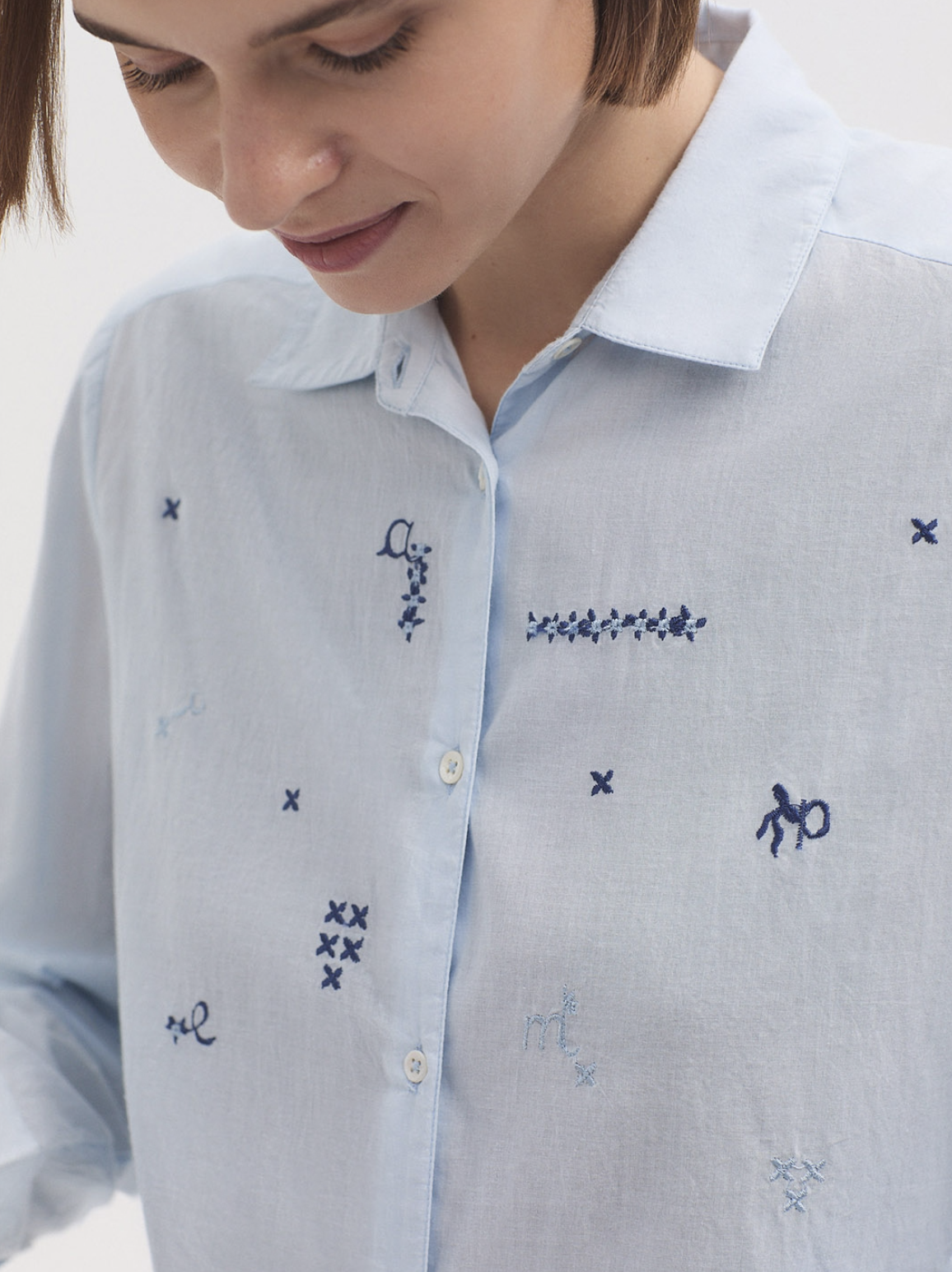 Delicate Embroidered Shirt